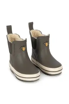 Konges Slojd cizme copii ROI RAIN BOOT LOW culoarea verde, KS101290 imagine