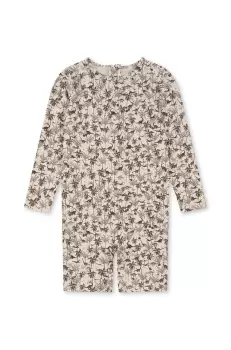 Konges Slojd costum de baie dintr-o bucata pentru bebelusi culoarea verde imagine