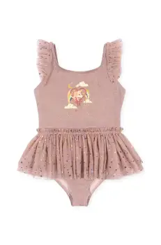 Konges Slojd costum de baie dintr-o bucata pentru copii SPARKY SWIMSUIT culoarea roz, KS102853 imagine