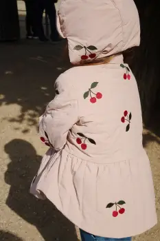 Konges Slojd geaca bomber pentru copii JUNA BOMBER JACKET culoarea roz, KS103483 imagine