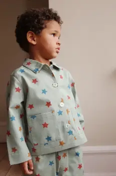 Konges Slojd geaca copii FEN JACKET GOTS culoarea turcoaz, KS101976 imagine