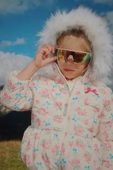 Konges Slojd geaca copii SIGGE JACKET GRS culoarea bej, KS103534 imagine