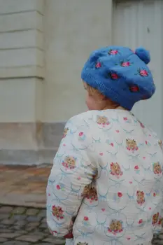 Konges Slojd geaca de bumbac pentru copii COCO PADDED JACKET culoarea bej, KS103759 imagine