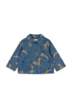 Konges Slojd geaca de bumbac pentru copii MAGOT JACKET GOTS culoarea bleumarin, KS103886 imagine