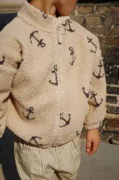 Konges Slojd geaca JODY TEDDY JACKET GRS culoarea bej, KS103479 imagine