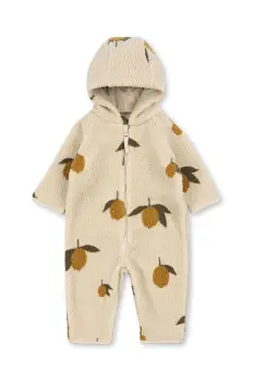 Konges Slojd geaca JODY TEDDY ONESIE GRS culoarea bej, KS103480 imagine