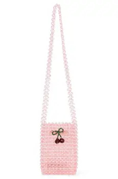 Konges Slojd geanta fete PERLA STRAP WALLET culoarea roz, KS102398 imagine