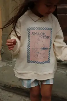 Konges Slojd hanorac de bumbac pentru copii SPOTTY LS POLO GOTS imagine