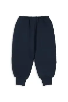 Konges Slojd pantaloni copii LOUPY LOU SWEAT PANTS OCS culoarea bleumarin, uni, KS103873 imagine