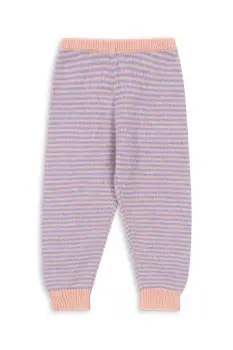 Konges Slojd pantaloni de alpaca pentru copii BERLE KNIT PANTS model violet KS103717 imagine
