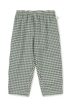 Konges Slojd pantaloni de bumbac pentru copii FORET PANTS GOTS cu model, KS104195 imagine