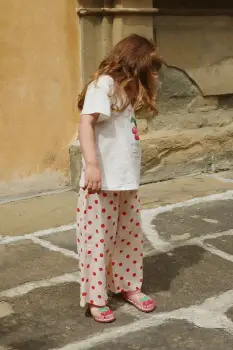 Konges Slojd pantaloni de bumbac pentru copii VIVO PANTS GOTS imagine