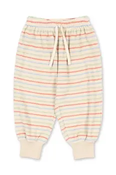 Konges Slojd pantaloni de trening din bumbac pentru copii ITTY RIB SWEAT PANTS GOTS imagine