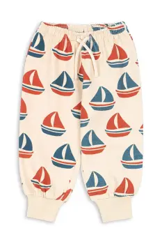 Konges Slojd pantaloni de trening din bumbac pentru copii LOUPY LOU SWEAT PANTS OCS imagine