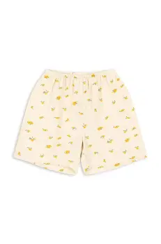 Konges Slojd pantaloni scurti din bumbac pentru copii culoarea portocaliu, modelator imagine