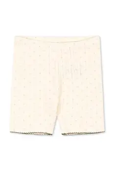 Konges Slojd pantaloni scurti din bumbac pentru copii MINNIE SHORT LEGGINGS GOTS imagine