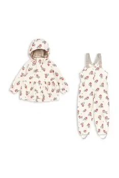Konges Slojd pantaloni si jacheta pentru copii RAINY PALME SET GIRL imagine