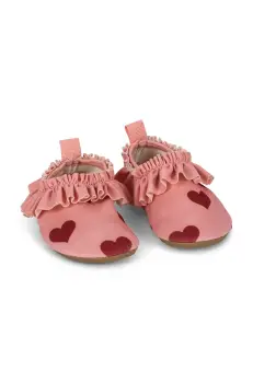 Konges Slojd pantofi de apa pentru copii MERLE FRILL SWIM SHOES culoarea roz, KS103347 imagine