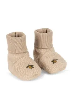 Konges Slojd pantofi pentru bebelusi SAFA BOOTS GRS culoarea bej, KS103555 imagine