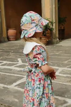 Konges Slojd rochie babydoll din bumbac COEUR COLLAR DRESS GOTS imagine