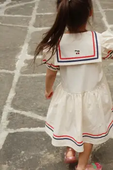 Konges Slojd rochie din bumbac pentru copii ALLIE DRESS GOTS imagine