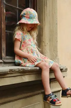 Konges Slojd rochie din bumbac pentru copii PACEY SS DRESS GOTS imagine