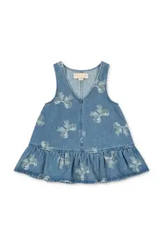 Konges Slojd rochie din denim pentru copii MAGOT FRILL DRESS GOTS imagine