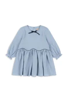 Konges Slojd rochie fete AVA DRESS GOTS mini, evazati, KS104071 imagine