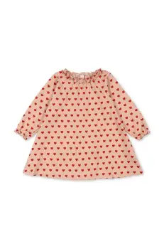 Konges Slojd rochie fete CHLEO DRESS OCS culoarea rosu, mini, evazati, KS101458 imagine