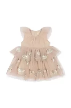 Konges Slojd rochie fete culoarea roz, mini, evazati imagine