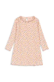 Konges Slojd rochie fete NIA DRESS GOTS culoarea portocaliu, mini, drept, KS101628 imagine
