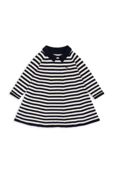 Konges Slojd rochie VENTON KNIT DRESS GOTS culoarea albastru marin, mini, evazati, KS101723 imagine