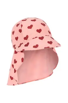 Konges Slojd sapca de baseball pentru copii MANUCA FRILL SUN HAT GRS culoarea roz, cu imprimeu, KS103286 imagine