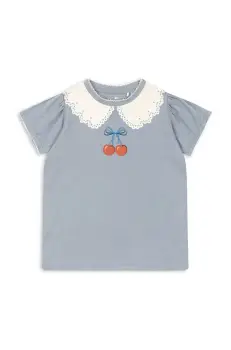 Konges Slojd tricou de bumbac pentru copii FAMO PUFF TEE GOTS KS102603 imagine