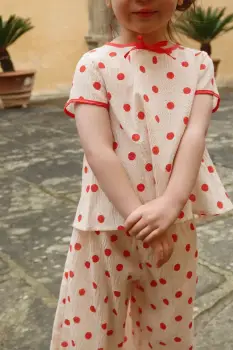 Konges Slojd tricou de bumbac pentru copii VIVO TOP GOTS imagine