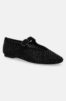 Kurt Geiger London balerini din piele intoarsa Mayfair Ballet Flat culoarea negru, 2656300209 imagine