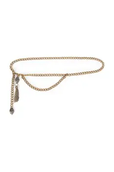 Kurt Geiger London curea culoarea auriu, 5423161999 imagine