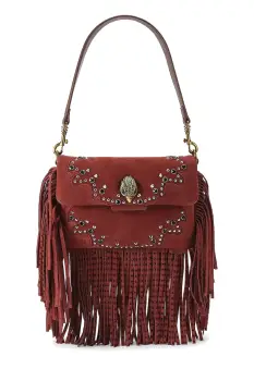 Kurt Geiger London geanta crossbody pentru femei din piele intoarsa OXFORD imagine
