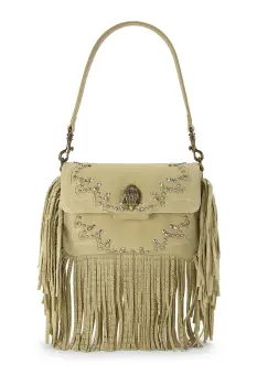 Kurt Geiger London geanta crossbody pentru femei din piele intoarsa OXFORD imagine