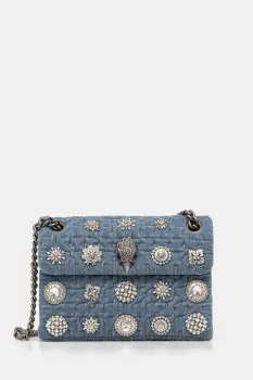 Kurt Geiger London geanta de mana din catifea VELVET MINI KENSINGTON 5018382789 imagine