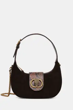 Kurt Geiger London geanta de mana din piele intoarsa CHELSEA culoarea maro, 3601139219 imagine
