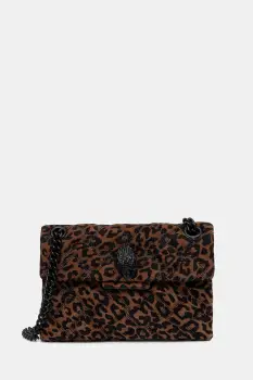 Kurt Geiger London geanta de mana din piele intoarsa MINI KENSINGTON culoarea maro, 5017339289 imagine
