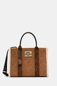 Kurt Geiger London geanta de mana din piele intoarsa SOUTHBANK culoarea maro, 5033548219 imagine