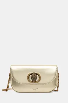 Kurt Geiger London geanta de piele culoarea auriu, 3591561109 imagine