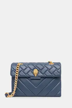 Kurt Geiger London geanta de piele KENSINGTON culoarea albastru marin, 3586289109 imagine