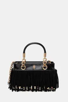 Kurt Geiger London geanta de piele KENSINGTON culoarea negru, 4702700129 imagine