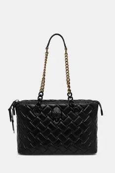 Kurt Geiger London geanta de piele KENSINGTON culoarea negru, 5018800109 imagine