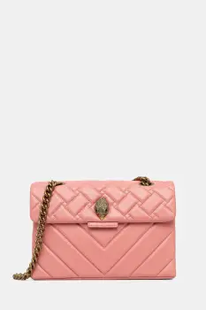 Kurt Geiger London geanta de piele KENSINGTON culoarea portocaliu, 3586257109 imagine