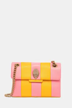 Kurt Geiger London geanta de piele KENSINGTON culoarea roz, 3582257109 imagine