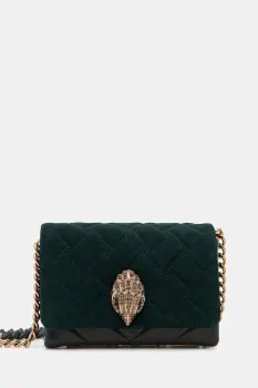 Kurt Geiger London geanta de piele KENSINGTON culoarea verde, 9594571219 imagine